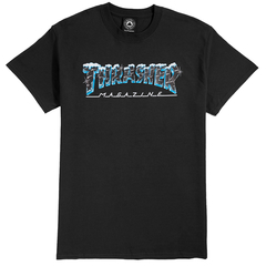 Remera Unisex Thrasher Ice Black