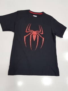 Remera Adulto Marvel Spider-Man Negra