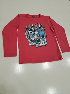 Remera Niña M/Largas Jovenes Titanes en Acción Rosa