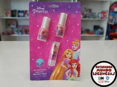 Kit de Esmaltes y Labial Disney Princesas