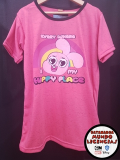 Remera Niña Anaís - El Increible Mundo de Gumball - Happy Place Fucsia