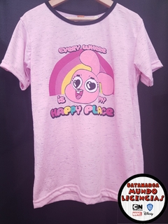 Remera Niña Anaís - El Increible Mundo de Gumball - Happy Place Rosa