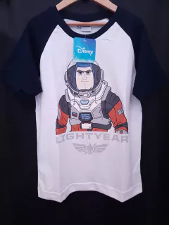 Remera Niño Buzz Lightyear - Mangas Ranglan