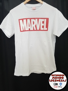 Remera Adulto Marvel - Blanca