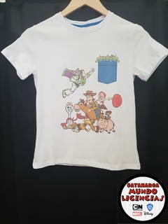 Remera Niño Toy Story 4 Blanca