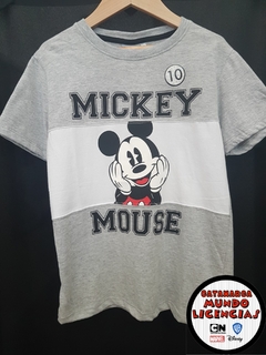 Remera Niño Mickey Mouse Gris