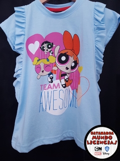 Remera Niña Chicas Superpoderosas - Team Awesome