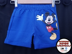 Bermuda Niño Mickey Mouse - Azul