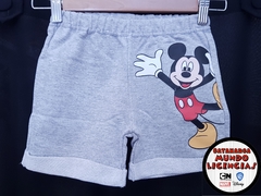 Bermuda Niño Mickey Mouse - Gris