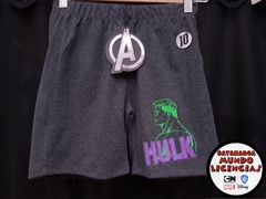 Short Niño Hulk - Negro