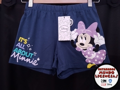 Short Niña Minnie Mouse - It's All About Minnie - Azul