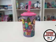 Vaso con tapa y sorbete - Encanto de Disney