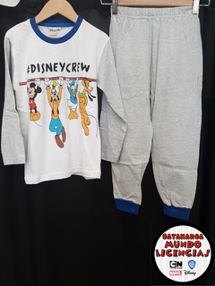 Pijama Niño Mickey y amigos - Disney Crew Gris