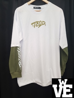 Remera M/ Largas TEOD Drained Verde