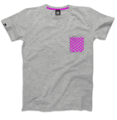 Remera VS Unisex gris con bolsillo