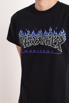 Remera Thrasher Godzilla Charred