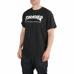 Remera Thrasher Skatemag Negra