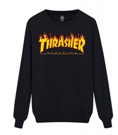 Buzo Crewneck Thrasher Flame