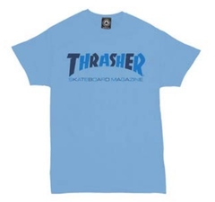 Remera Thrasher SkateMag Celeste - comprar online