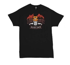 Remera Thrasher 40 Alley-Cat Negra