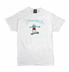 Remera Thrasher Gonz Blanca