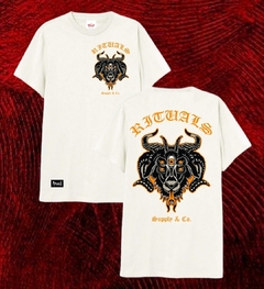 Remera Rituals Demon Goat White