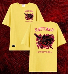 Remera Rituals Wolf Dagger Yellow