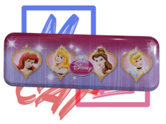 Cartucheras Escolares Disney Princesas - Varios Motivos - Wills Vieja Escuela