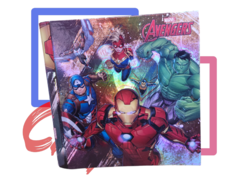 Carpeta Escolar N°3 Los Vengadores de Marvel