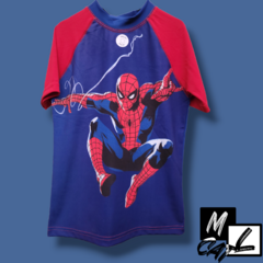 Remera UV Spider-Man Azul