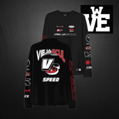 Remera Mangas Largas VS Speed Black - VSRML-1035 en internet