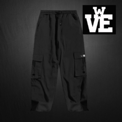 Pantalón Parachute Gabardina VS Negro Basic - VSPCPG-1517