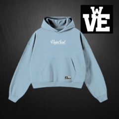 Hoodie Boxy Fit VS Art Logo Sky - VSHBF-1612