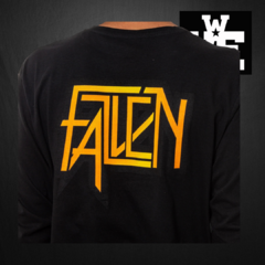 Remera Fallen Mangas Largas Scorched Black - comprar online