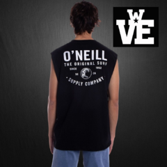 Remera Sin Mangas O'Neill Basic Lines Negra - Wills Vieja Escuela