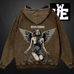 Hoodie Frisa Oversize Rituals Mock Me Washed - comprar online