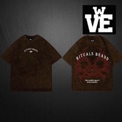 Remera Boxy Rituals Hustla Oxido Washed - comprar online
