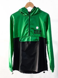 Campera Anorak Unisex VS green black