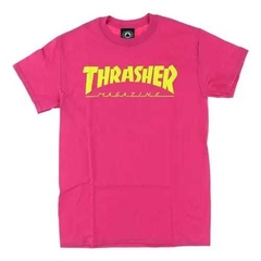 Remera Unisex Thrasher Mag Fucsia