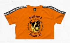 Remera Crop Top VS Hellhound Orange