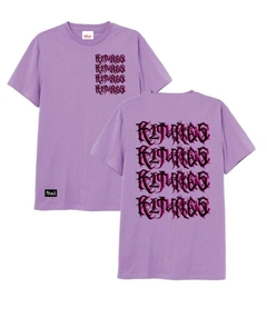 Remera Rituals Lettering Purple