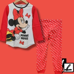 Pijama Minnie Mouse Dots Rojo