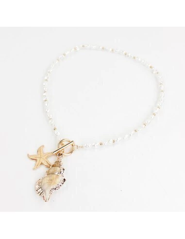 Collar Flexible Pearl Shell (BR1806) - comprar online