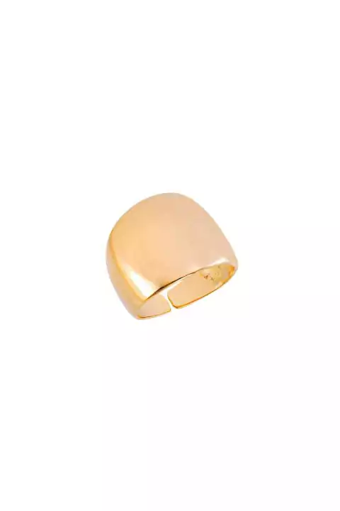 Anel Bia Ajustável Base Larga Lisa