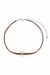 Colar Holy Guarda Me Choker Corino Marrom 30cm + 10cm Extensor na internet