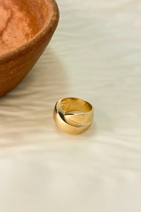 Anel Ágata X Liso e Fosco - comprar online