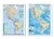 MAPA MUNDO CARTOGRAFICO PLASTICO COLGANTE DOBLE FAZ en internet