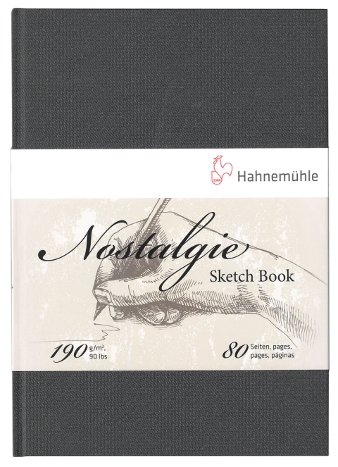 CUADERNO ARTISTICO SKETCH BOOK HAHNEMUHLE A4 NOSTALGIE 190 GRS. X80 HOJAS. - comprar online
