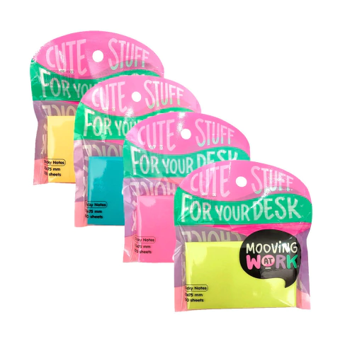 NOTAS ADHESIVAS MOOVING FLUO 50X75 X100 HOJAS. (2112100112)