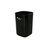 PORTALAPIZ PIZZINI PLASTICO CUADRADO NEGRO (0482)